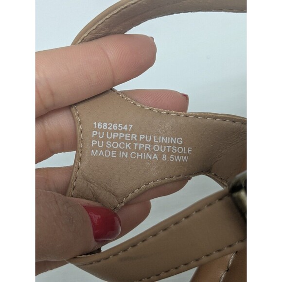 Torrid Brown Platform Block Heel Woven Braided Strappy Sandals Size 8.5WW - Picture 7 of 8